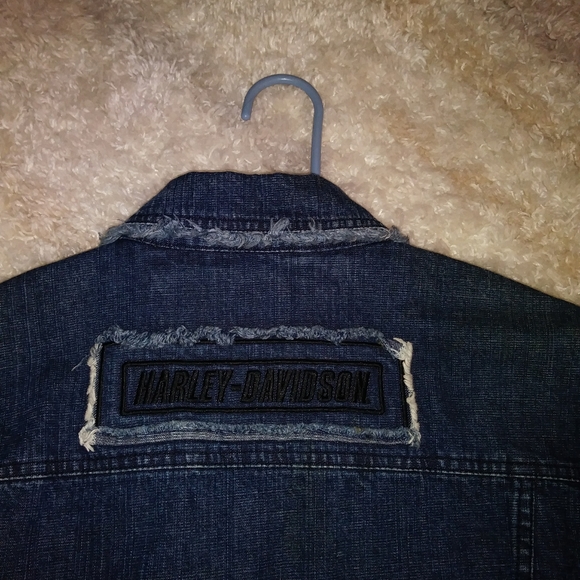Harley Davidson Jean Jacket - Picture 6 of 7